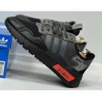 Кроссовки Adidas Nite Jogger Black Grey Orange